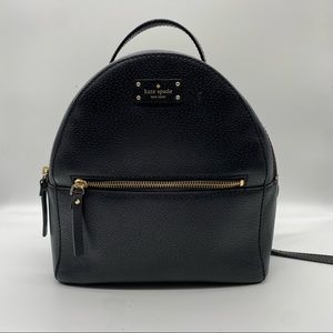 Kate Spade Sammi Grove Street Backpack Bag Black